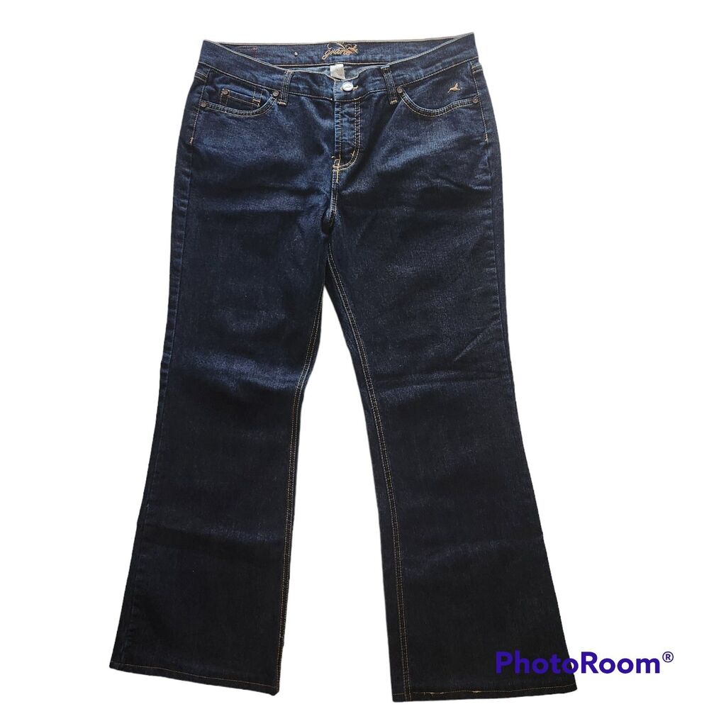 Grane Vintage Blue Denim Jeans  Low Rise Casual Flare Boot Cut Juniors Size 13